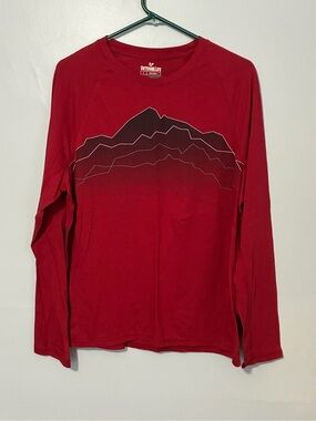Outdoor Life Red Crewneck Logo T-Shirt